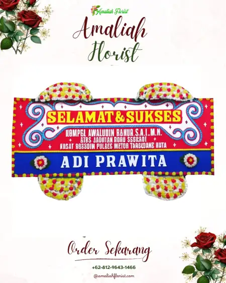 Papan Bunga Ucapan Selamat Sawuh